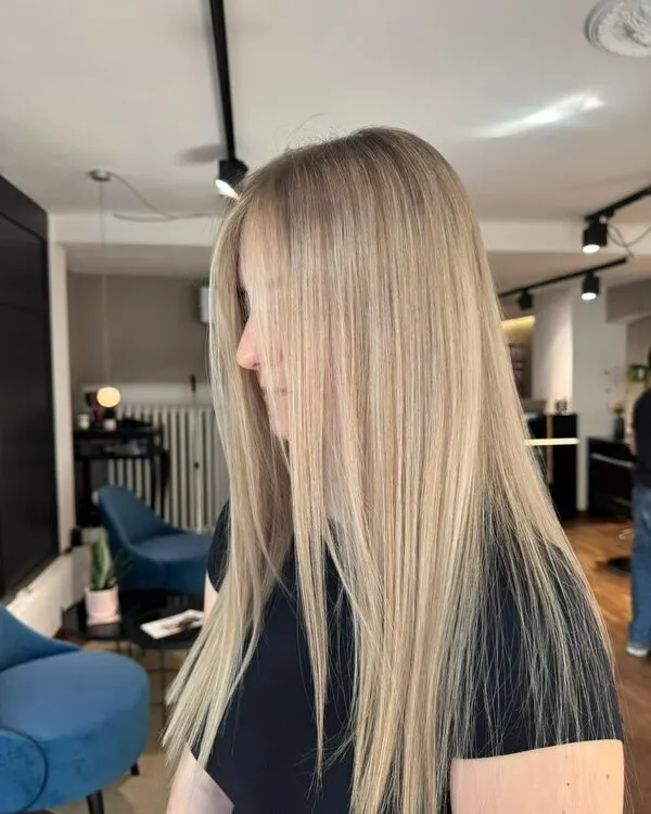 Instagram-Beitrag aus dem Salon St. Gallen: Coloration · Blond · Yara