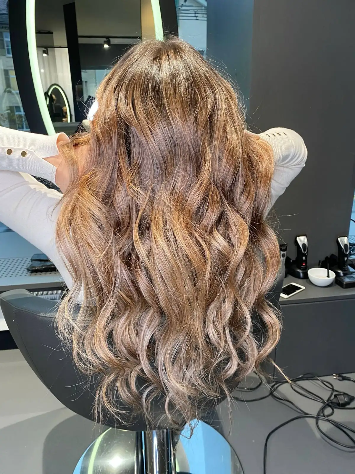 Warmes Balayage
